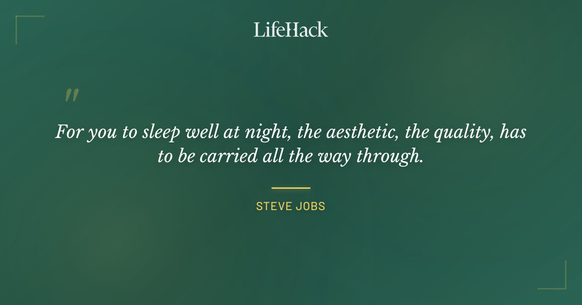 Quote by Steve Jobs