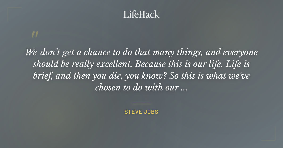 Quote by Steve Jobs