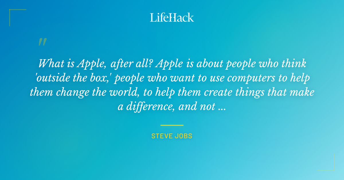Quote by Steve Jobs