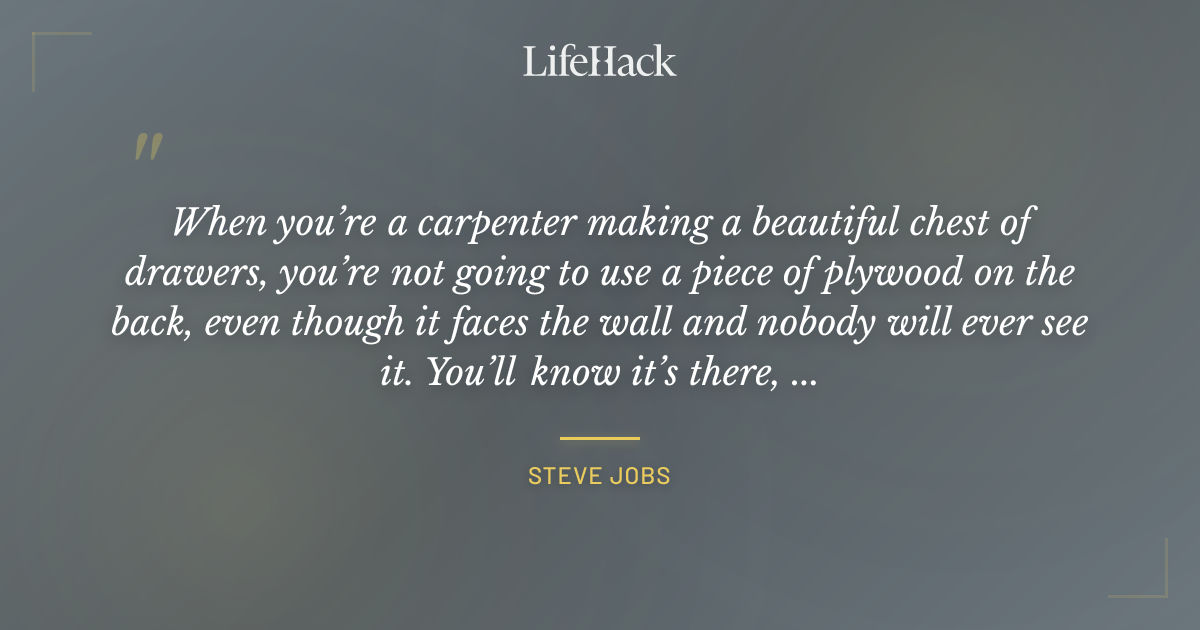 Quote by Steve Jobs