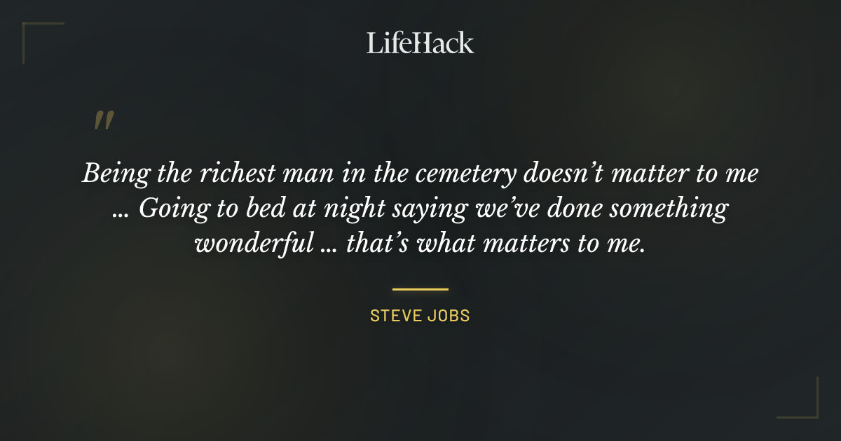 Quote by Steve Jobs