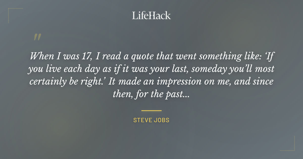Quote by Steve Jobs