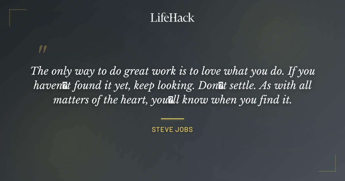 Quote by Steve Jobs
