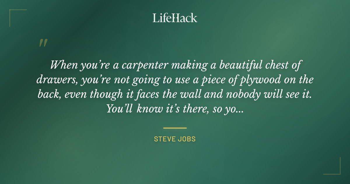 Quote by Steve Jobs