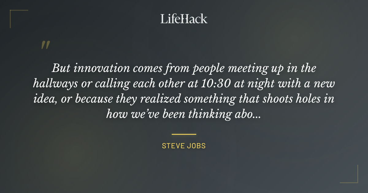Quote by Steve Jobs