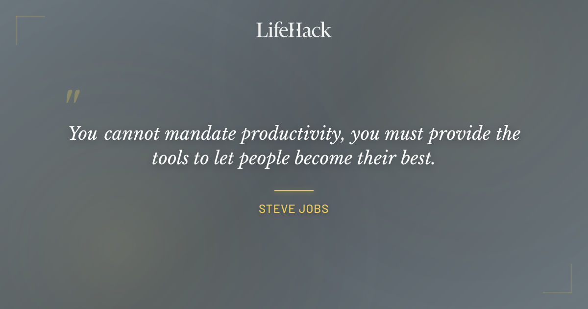 Quote by Steve Jobs