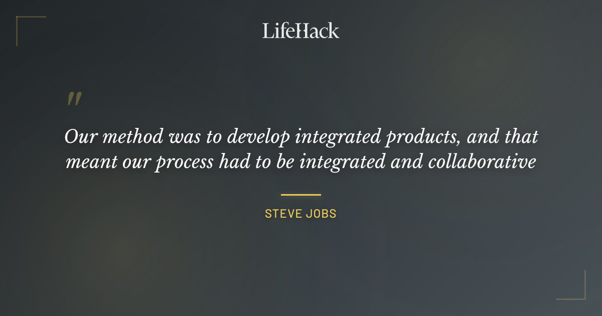 Quote by Steve Jobs