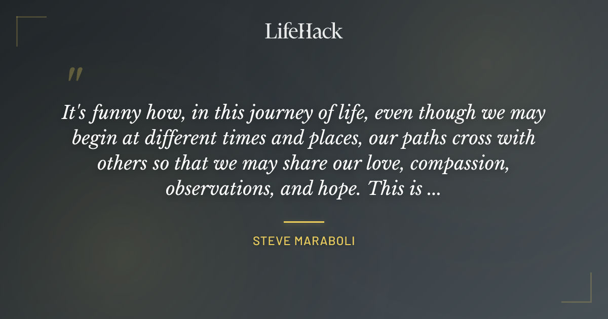 Quote by Steve Maraboli