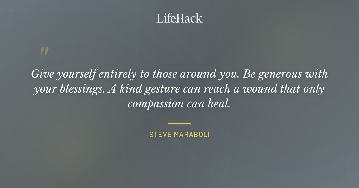 Quote by Steve Maraboli