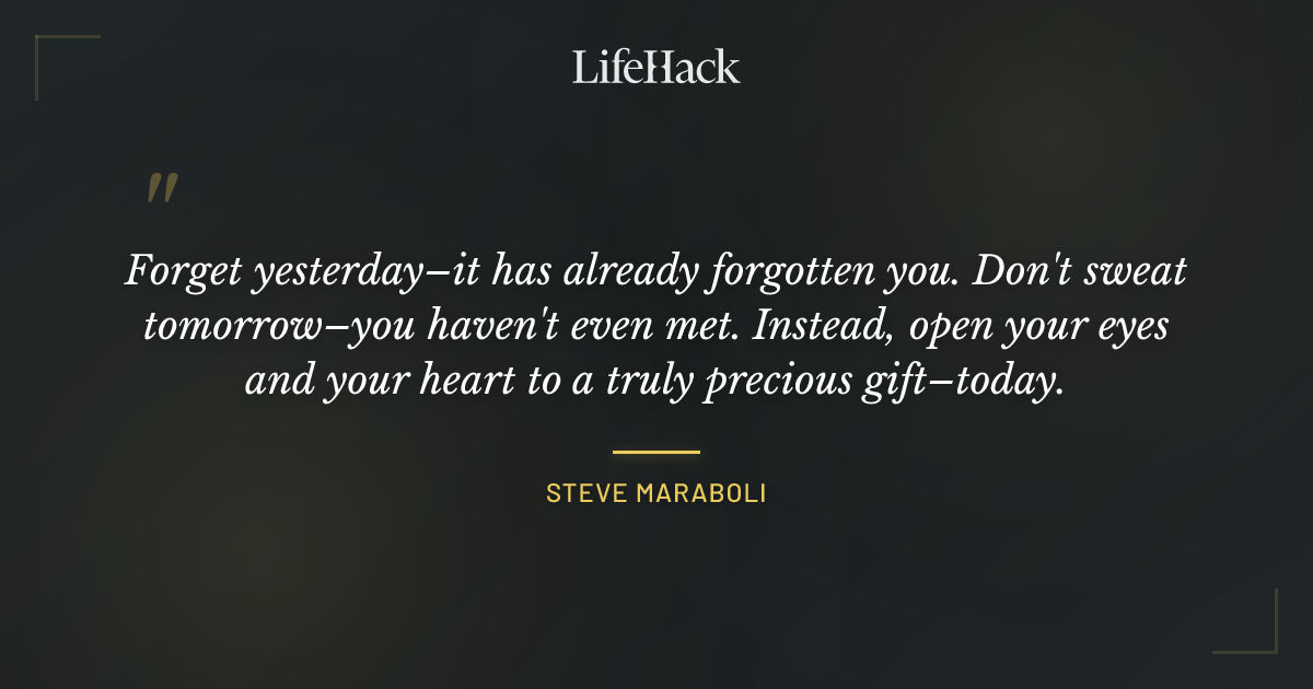 Quote by Steve Maraboli