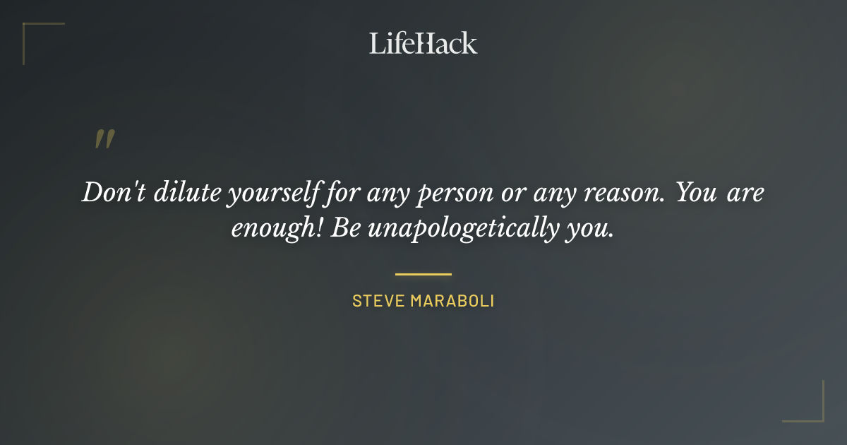 Quote by Steve Maraboli