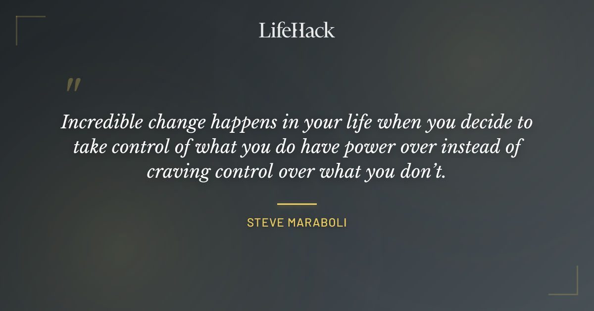 Quote by Steve Maraboli