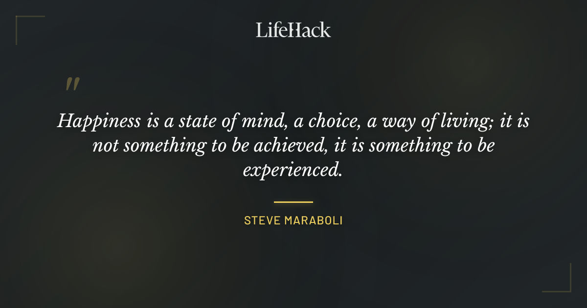 Quote by Steve Maraboli