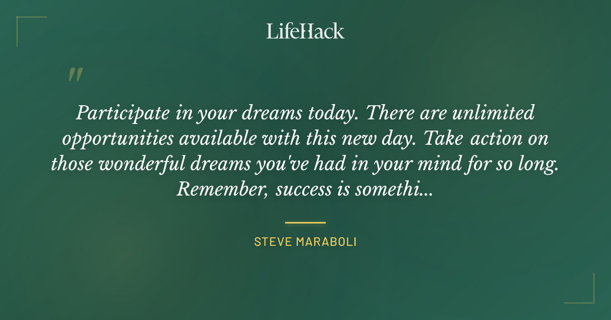 Quote by Steve Maraboli