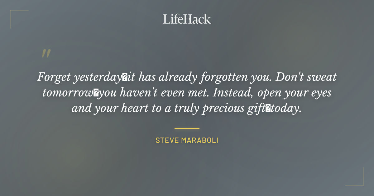 Quote by Steve Maraboli