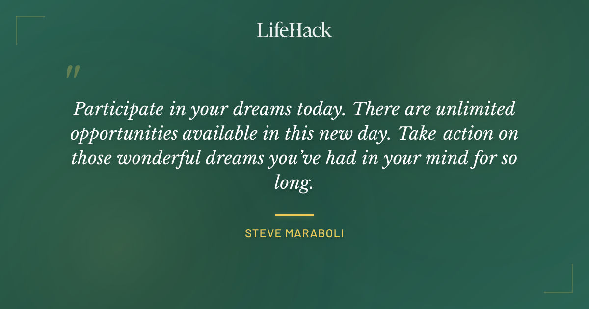 Quote by Steve Maraboli
