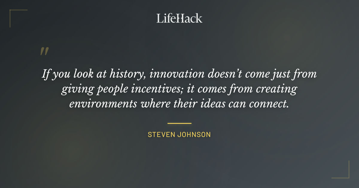 Quote by Steven Johnson