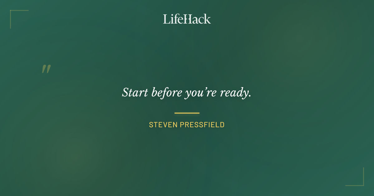 Quote by Steven Pressfield
