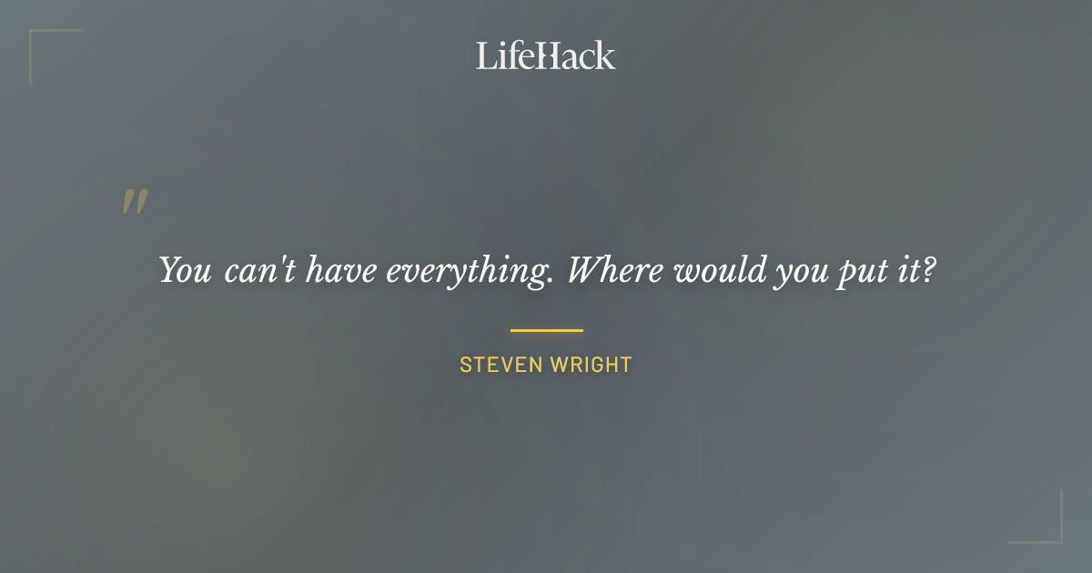 Quote by Steven Wright