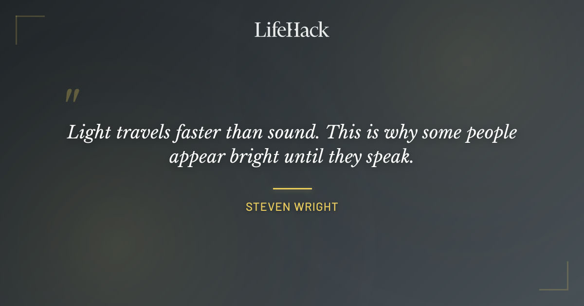 Quote by Steven Wright