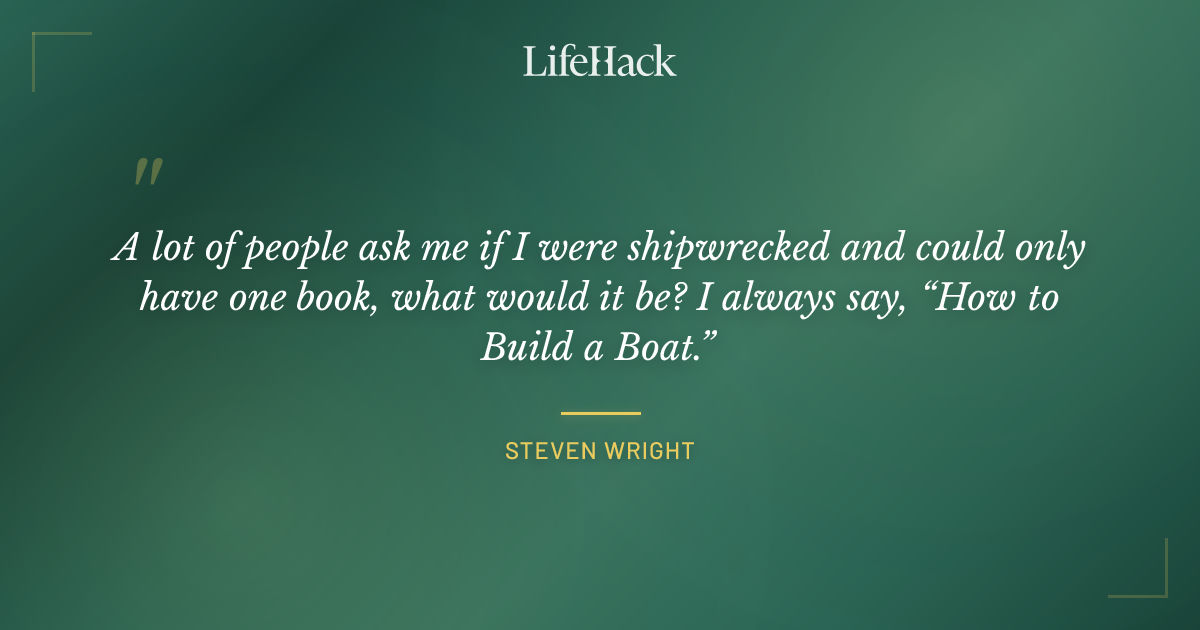 Quote by Steven Wright