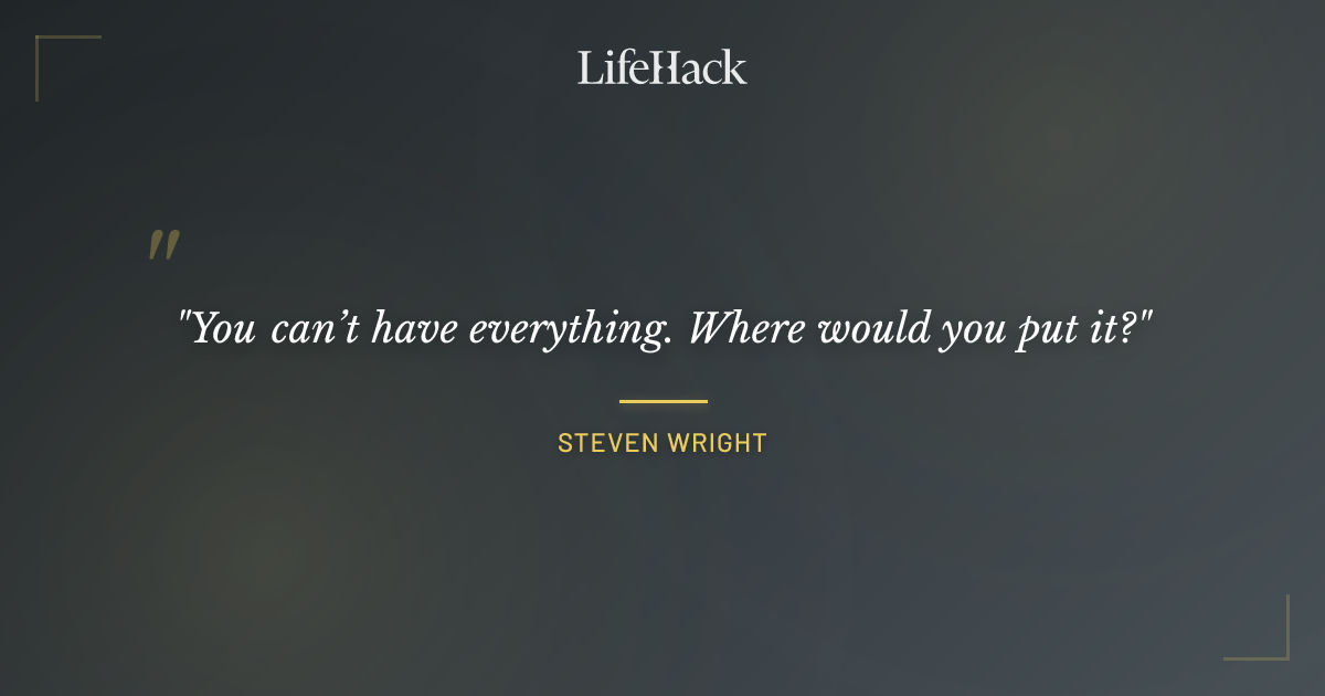 Quote by Steven Wright