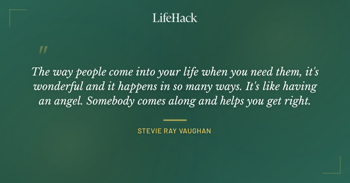 Quote by Stevie Ray Vaughan