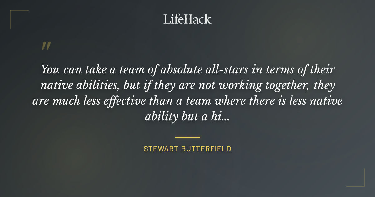 Quote by Stewart Butterfield