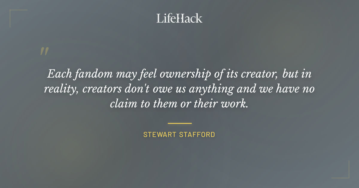 Quote by Stewart Stafford