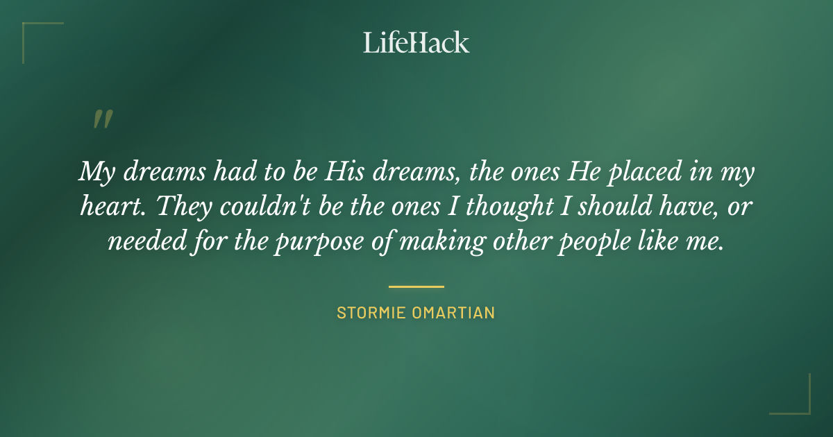 Quote by Stormie Omartian
