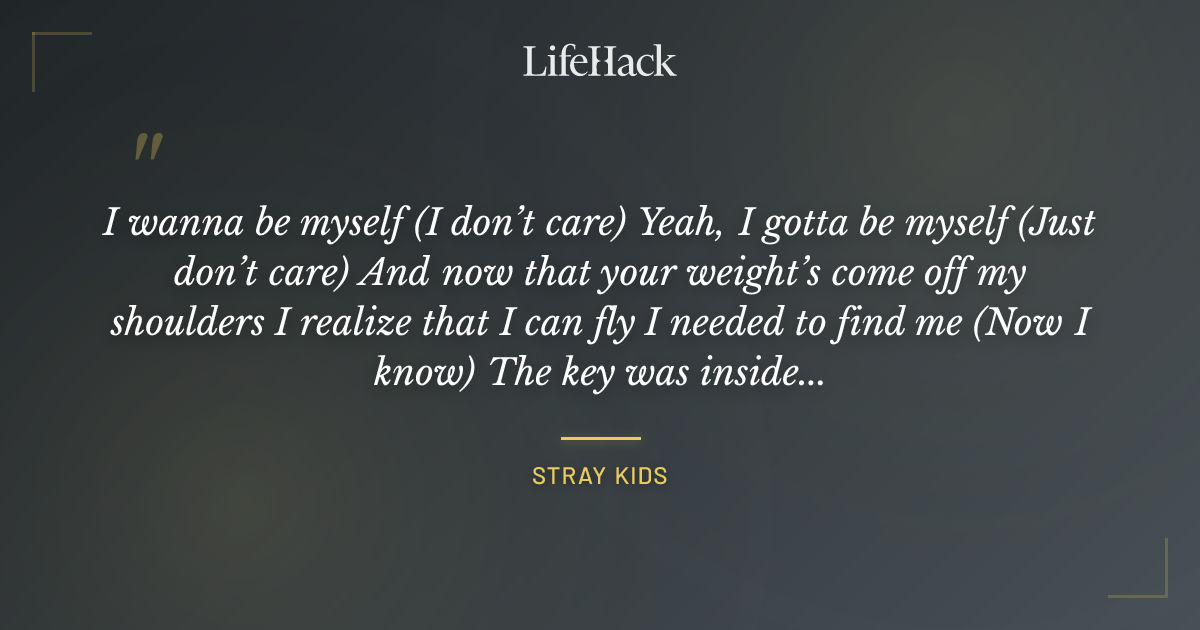 Quote by Stray Kids