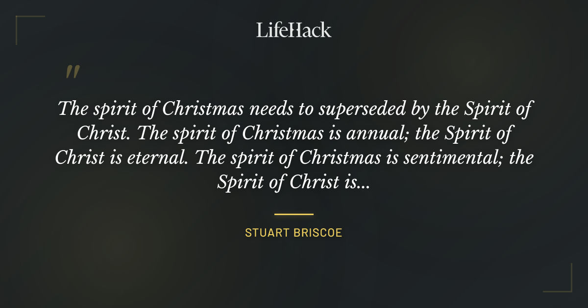 Quote by Stuart Briscoe
