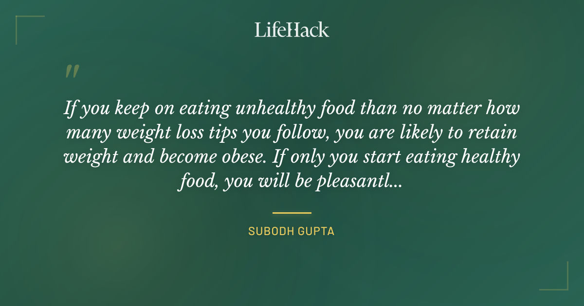 Quote by Subodh Gupta