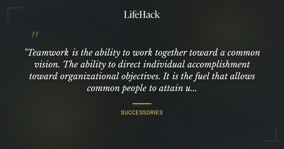 Quote by Successories