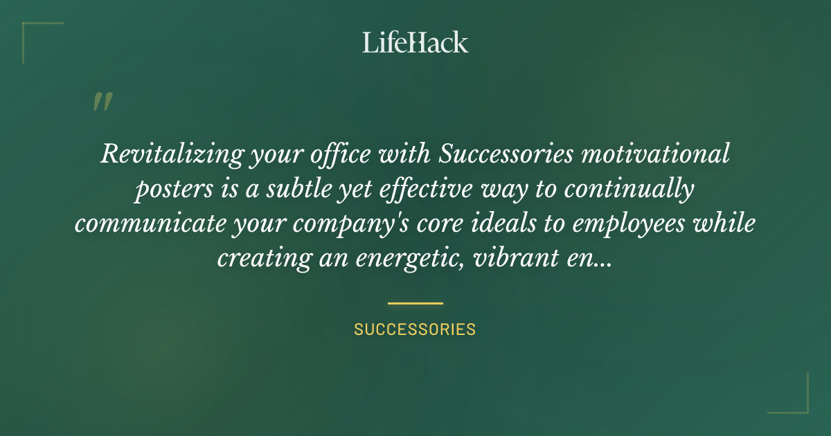 Quote by Successories