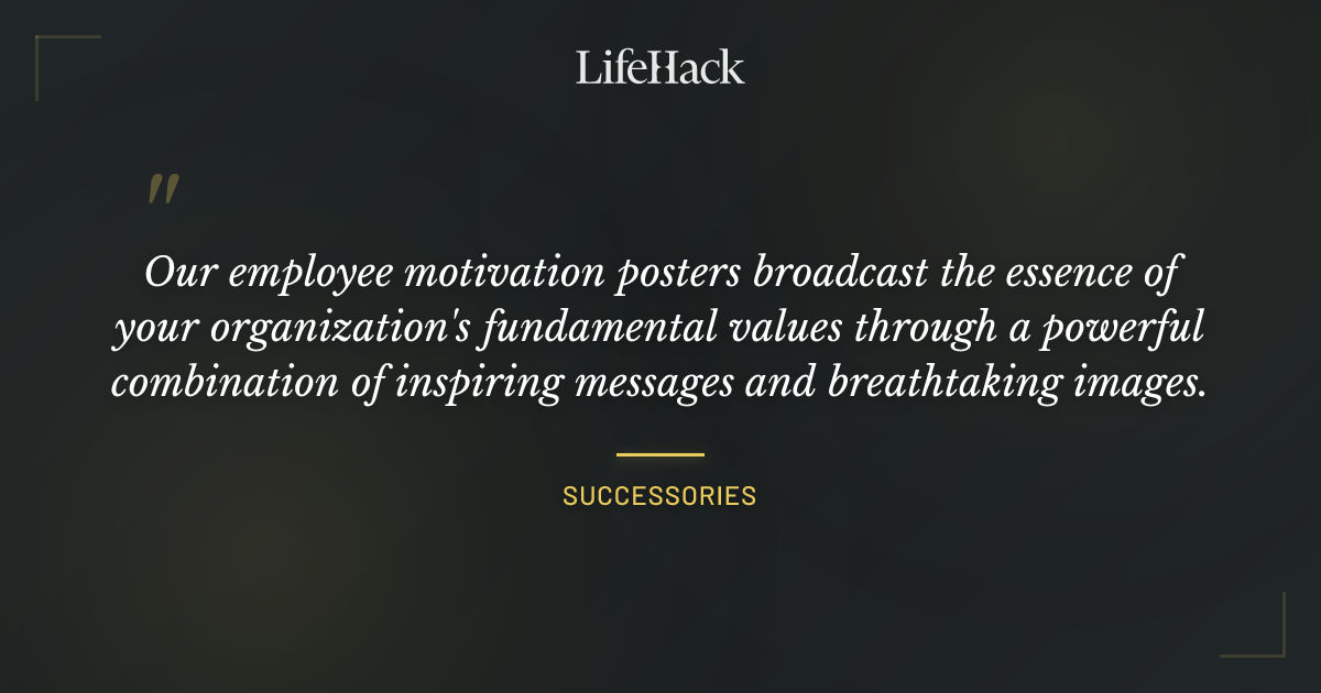 Quote by Successories