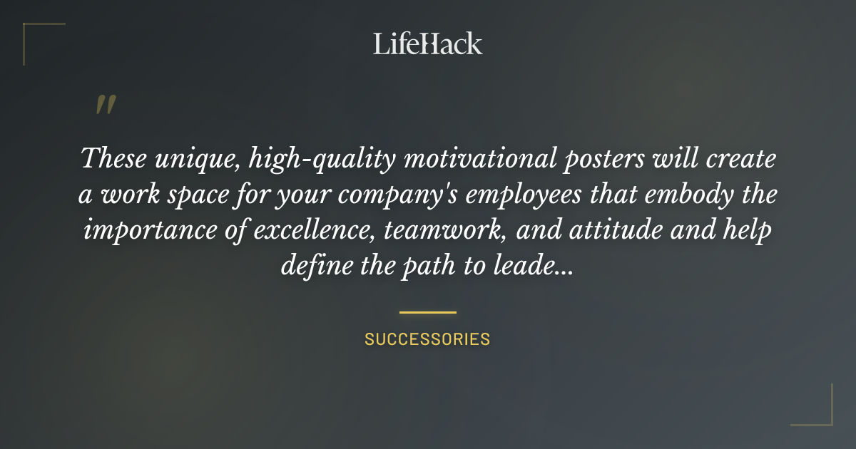 Quote by Successories