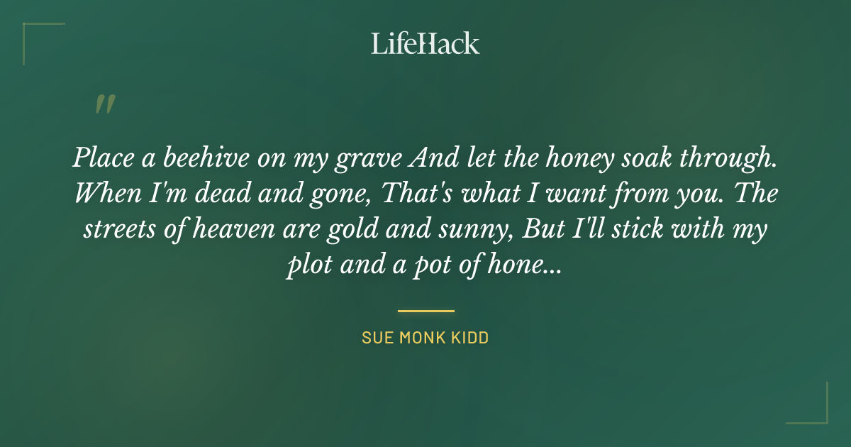 Quote by Sue Monk Kidd