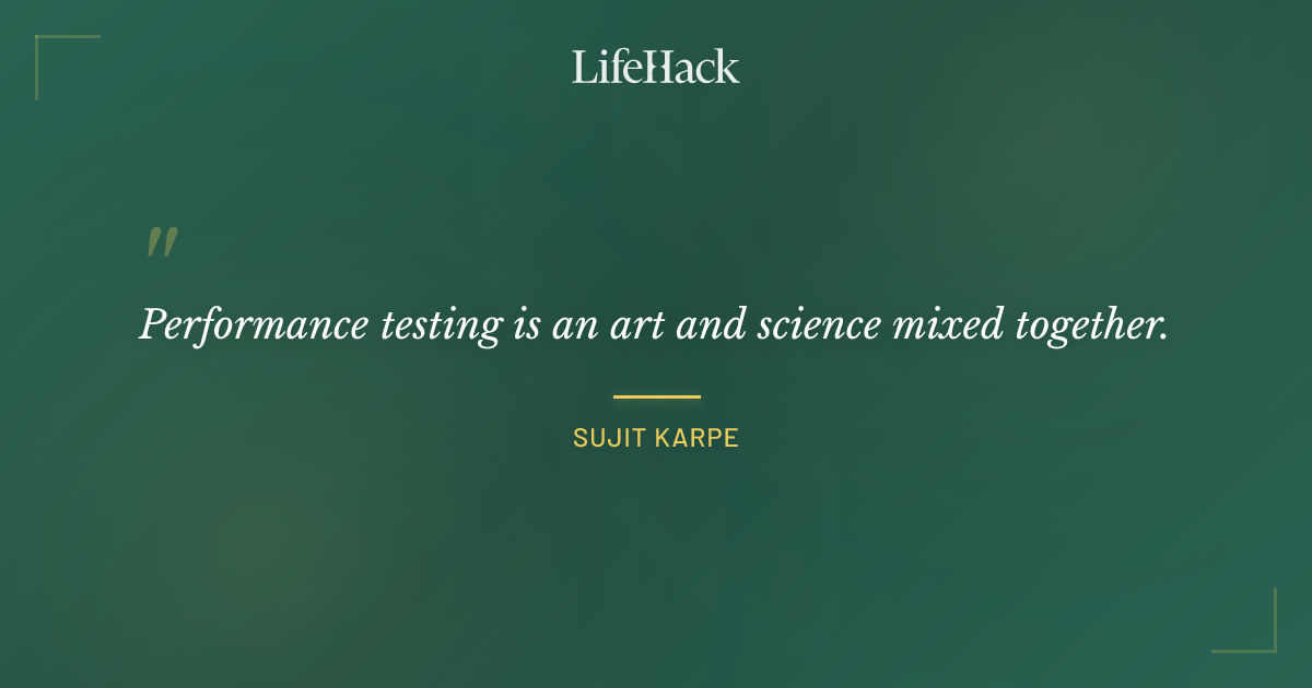 Quote by Sujit Karpe