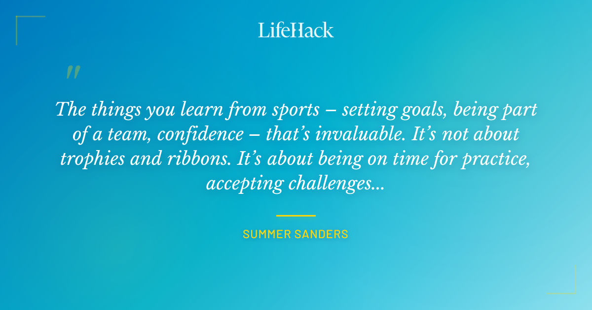 Quote by Summer Sanders