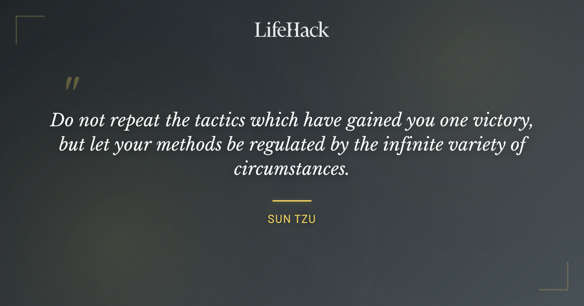Quote by Sun Tzu