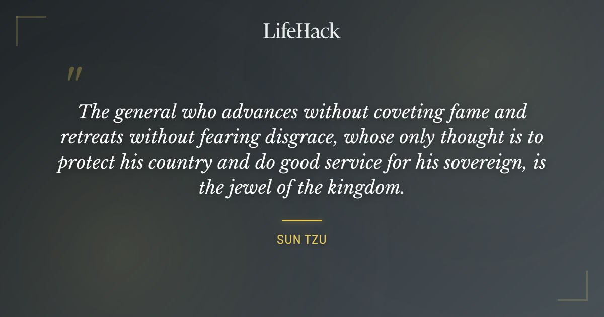 Quote by Sun Tzu