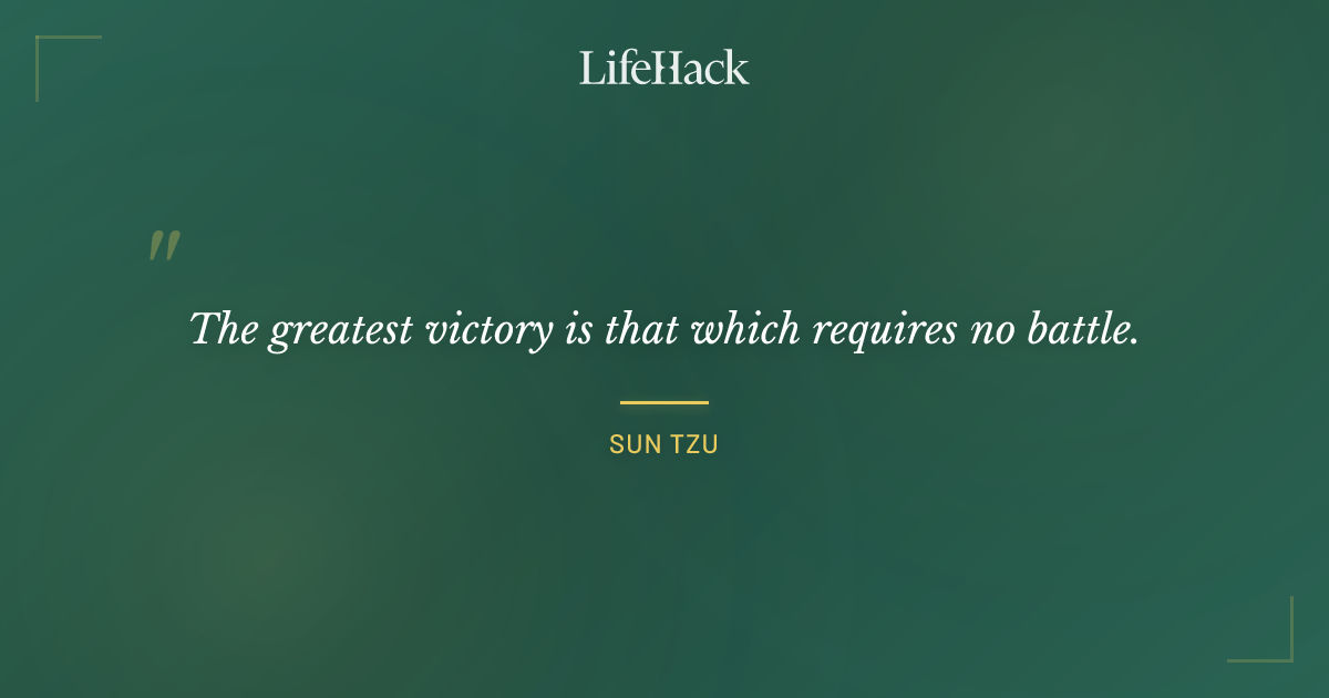 Quote by Sun Tzu