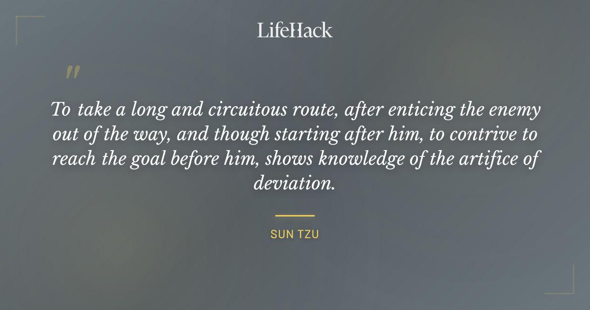 Quote by Sun Tzu