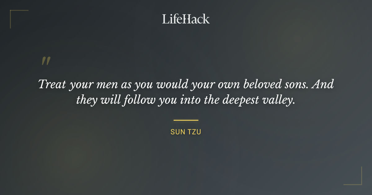 Quote by Sun Tzu