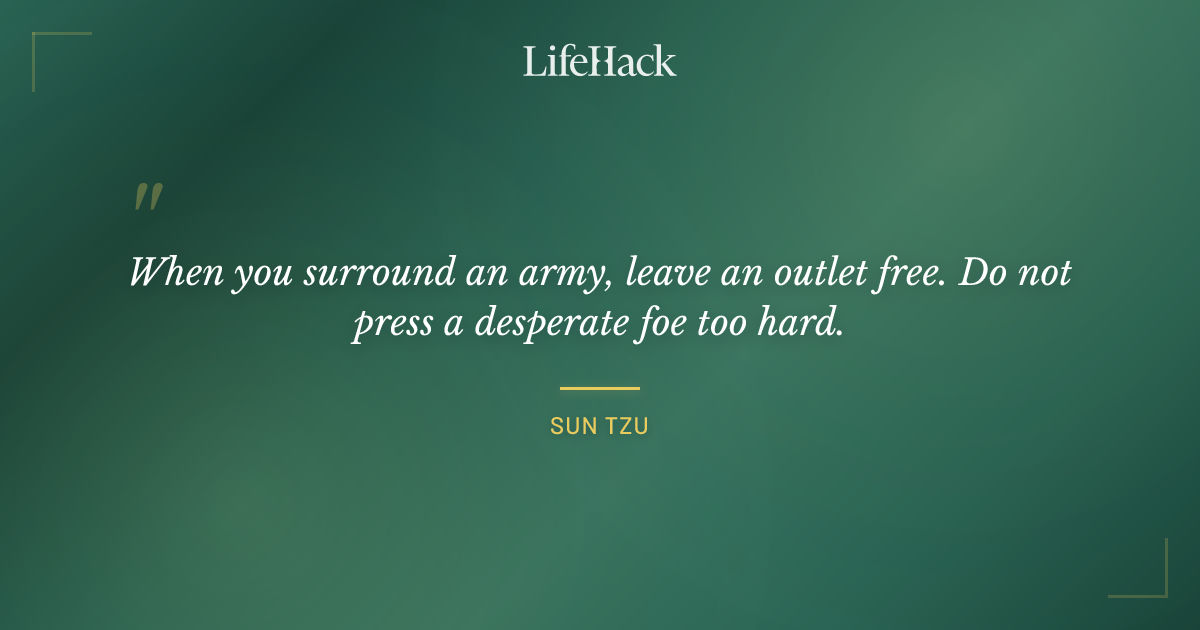 Quote by Sun Tzu