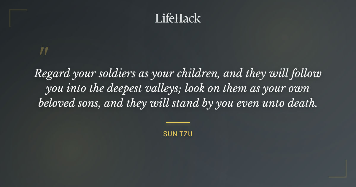 Quote by Sun Tzu