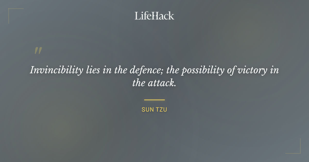 Quote by Sun Tzu