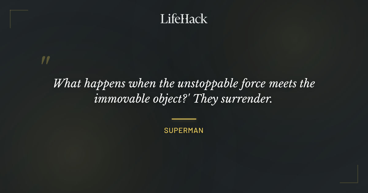 Quote by Superman