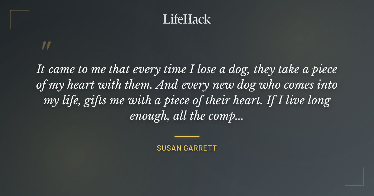 Quote by Susan Garrett